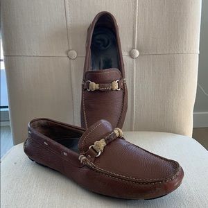 Men’s Prada Driving Loafers - Brown - Size 9.5